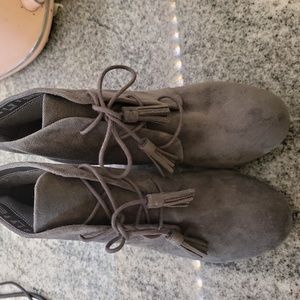 Dr. Scholl's Memory Foam Cool Fit Wedge Booties